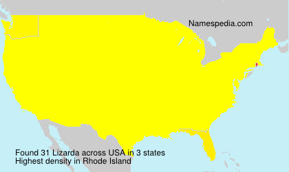 Surname Lizarda in USA Surname Lizarda in USA