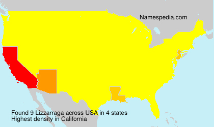 Surname Lizzarraga in USA Surname Lizzarraga in USA
