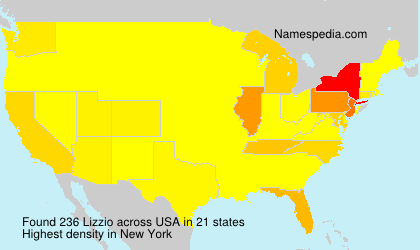 Surname Lizzio in USA Surname Lizzio in USA
