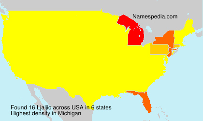Surname Ljaljic in USA Surname Ljaljic in USA