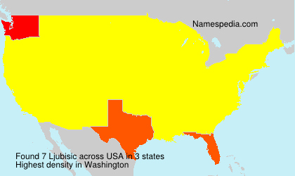 Surname Ljubisic in USA Surname Ljubisic in USA