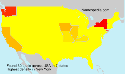 Surname Ljutic in USA Surname Ljutic in USA
