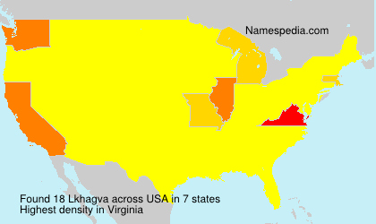 Surname Lkhagva in USA