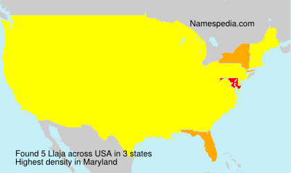 Surname Llaja in USA Surname Llaja in USA