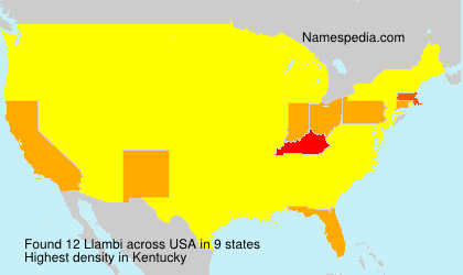 Surname Llambi in USA Surname Llambi in USA