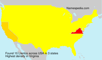Surname Llantos in USA Surname Llantos in USA