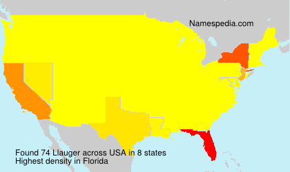 Surname Llauger in USA Surname Llauger in USA