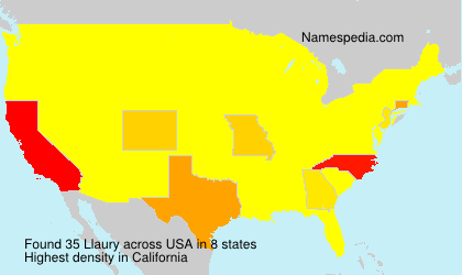 Surname Llaury in USA Surname Llaury in USA
