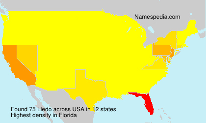 Surname Lledo in USA