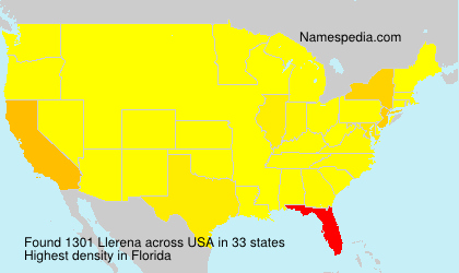 Surname Llerena in USA Surname Llerena in USA