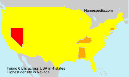 Surname Llis in USA Surname Llis in USA