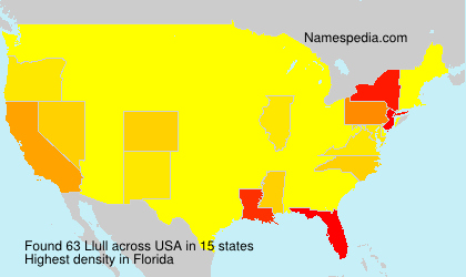 Surname Llull in USA Surname Llull in USA