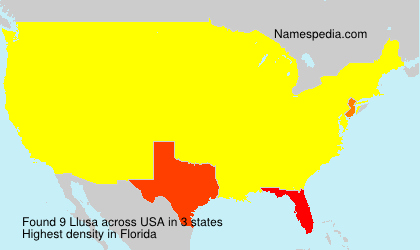 Surname Llusa in USA Surname Llusa in USA