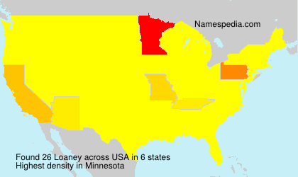 Surname Loaney in USA Surname Loaney in USA