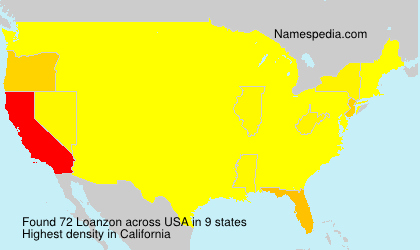 Surname Loanzon in USA Surname Loanzon in USA