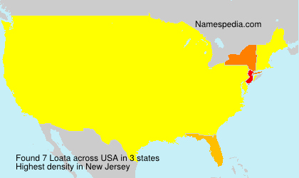 Surname Loata in USA Surname Loata in USA