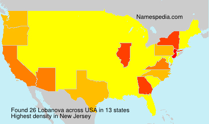 Surname Lobanova in USA Surname Lobanova in USA