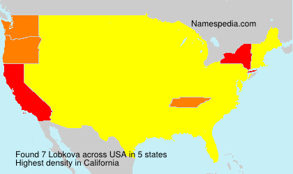 Surname Lobkova in USA Surname Lobkova in USA