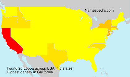 Surname Loboa in USA Surname Loboa in USA