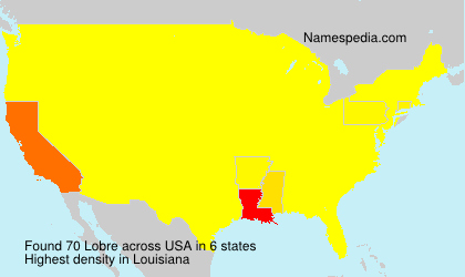 Surname Lobre in USA