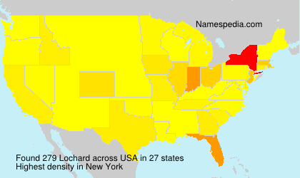 Surname Lochard in USA