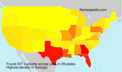 Surname Lockette in USA Surname Lockette in USA