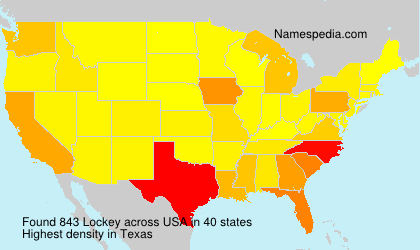 Surname Lockey in USA Surname Lockey in USA