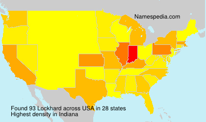 Surname Lockhard in USA