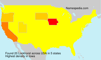 Surname Lockhorst in USA Surname Lockhorst in USA