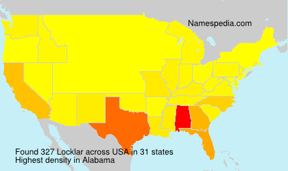 Surname Locklar in USA Surname Locklar in USA