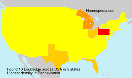 Surname Lockledge in USA Surname Lockledge in USA