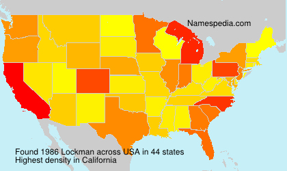 Surname Lockman in USA Surname Lockman in USA