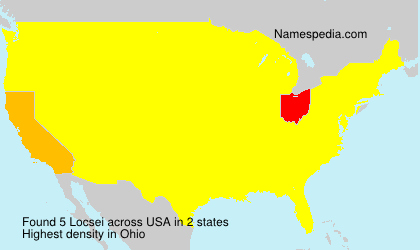 Surname Locsei in USA Surname Locsei in USA