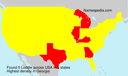 Surname Loddie in USA Surname Loddie in USA