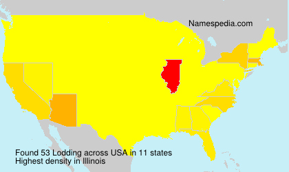Surname Lodding in USA Surname Lodding in USA