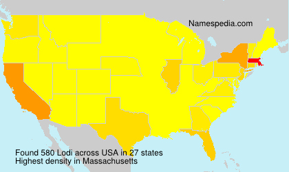 Surname Lodi in USA Surname Lodi in USA