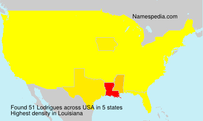 Surname Lodrigues in USA Surname Lodrigues in USA