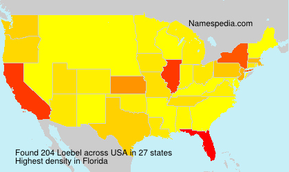 Surname Loebel in USA Surname Loebel in USA