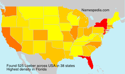Surname Loeber in USA Surname Loeber in USA