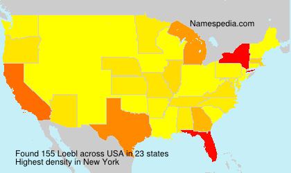 Surname Loebl in USA Surname Loebl in USA