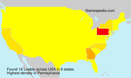 Surname Loeble in USA Surname Loeble in USA