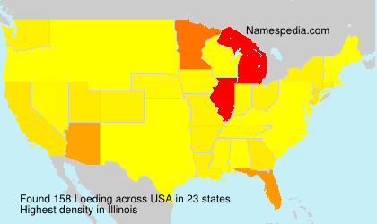 Surname Loeding in USA Surname Loeding in USA