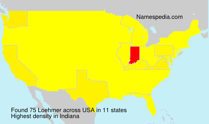 Surname Loehmer in USA Surname Loehmer in USA