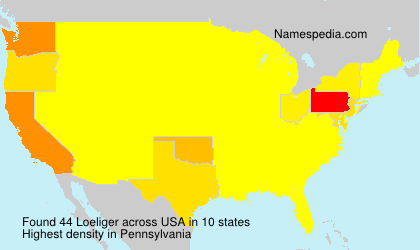 Surname Loeliger in USA Surname Loeliger in USA