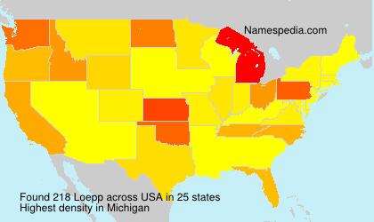 Surname Loepp in USA Surname Loepp in USA