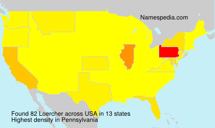 Surname Loercher in USA Surname Loercher in USA