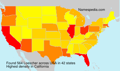 Surname Loescher in USA Surname Loescher in USA