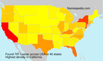 Surname Loeser in USA Surname Loeser in USA