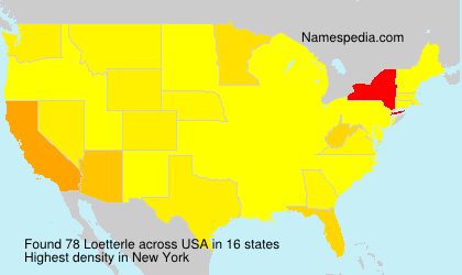 Surname Loetterle in USA Surname Loetterle in USA