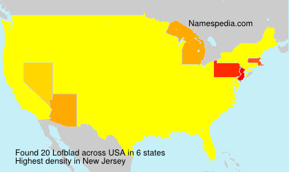 Surname Lofblad in USA Surname Lofblad in USA